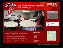Tablet Screenshot of jimmypopspizza.com